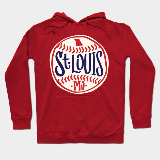 St. Louis Hand Drawn Script Design Hoodie by goodwordsco